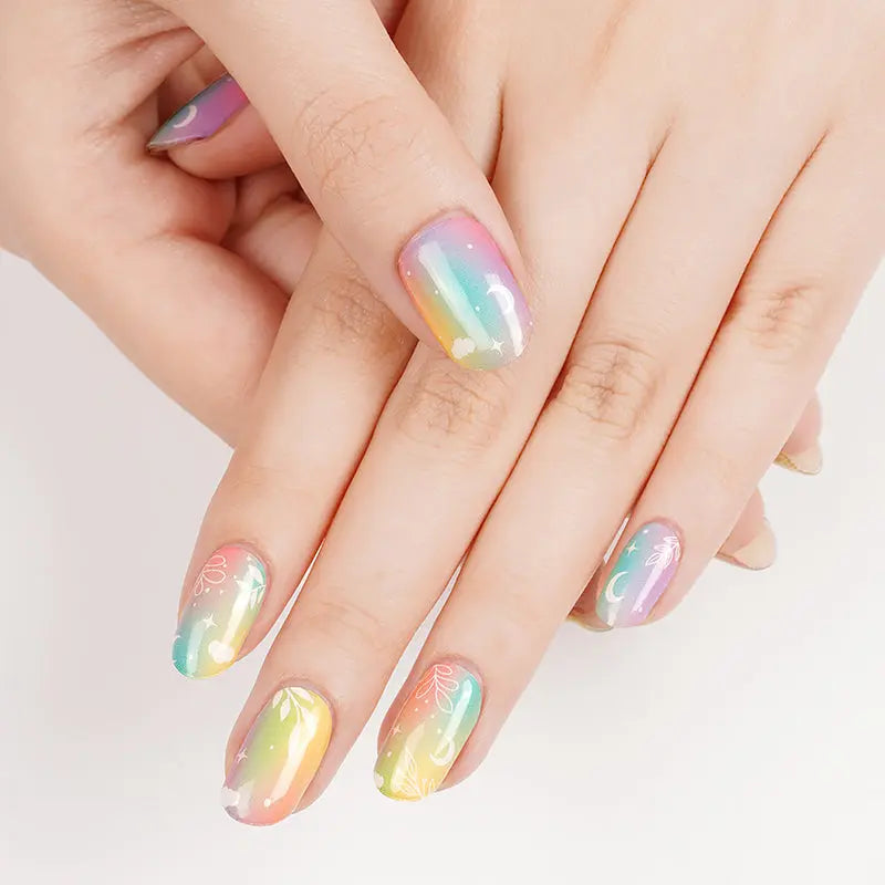 Colorful Art Designs — Semi-Cured Gel Nail Wraps