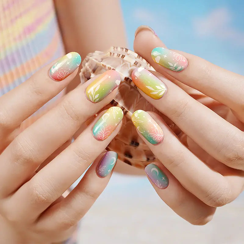 Colorful Art Designs — Semi-Cured Gel Nail Wraps