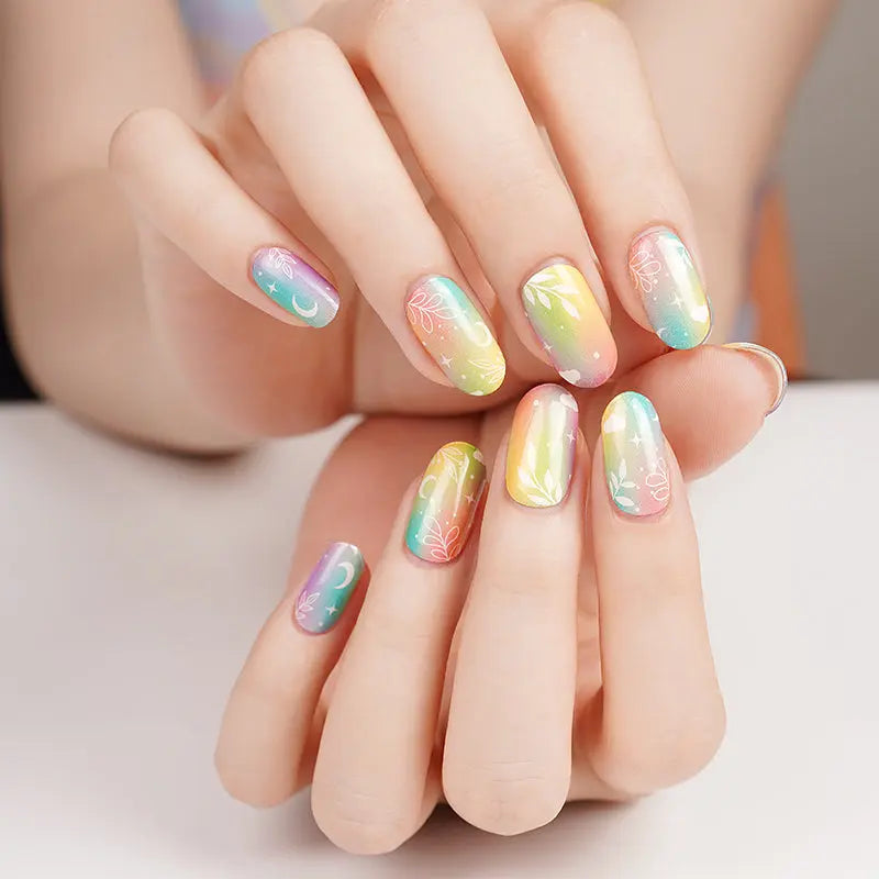 Colorful Art Designs — Semi-Cured Gel Nail Wraps