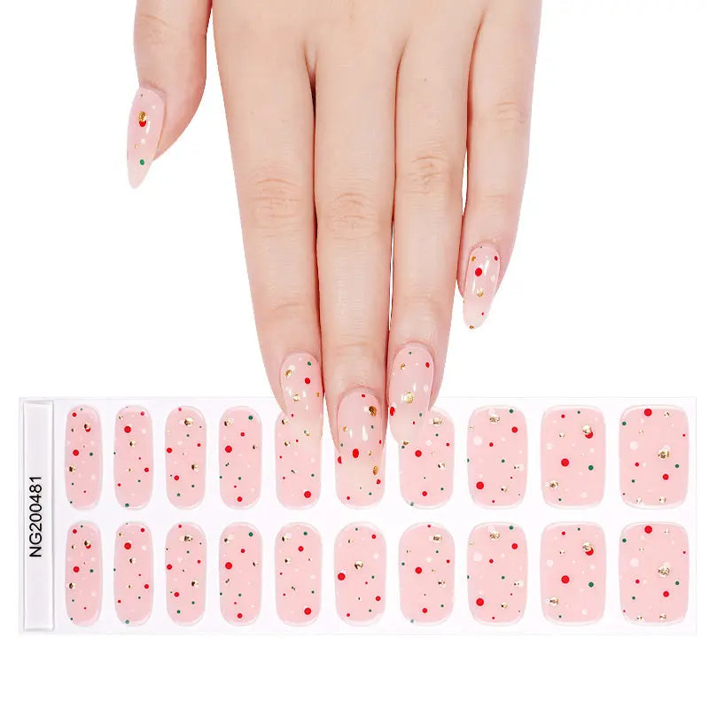 Christmas Designs — Semi-Cured Gel Nail Wraps
