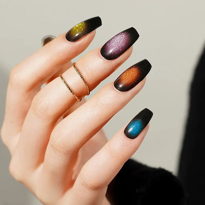 Multichrome Multicoloured Magnetic Effect — Semi-Cured Gel Nail Wraps