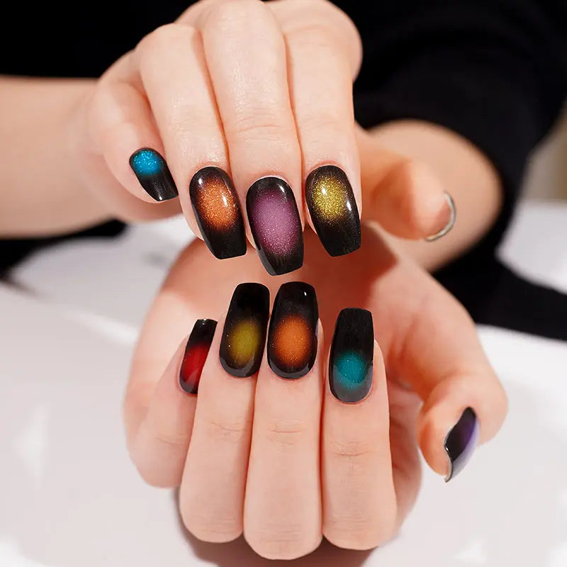 Multichrome Multicoloured Magnetic Effect — Semi-Cured Gel Nail Wraps