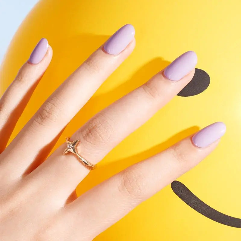 Purple Designs — Semi-Cured Gel Nail Wraps