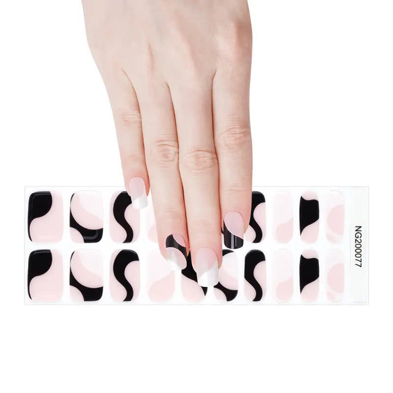 Pink Cow — Semi-Cured Gel Nail Wraps