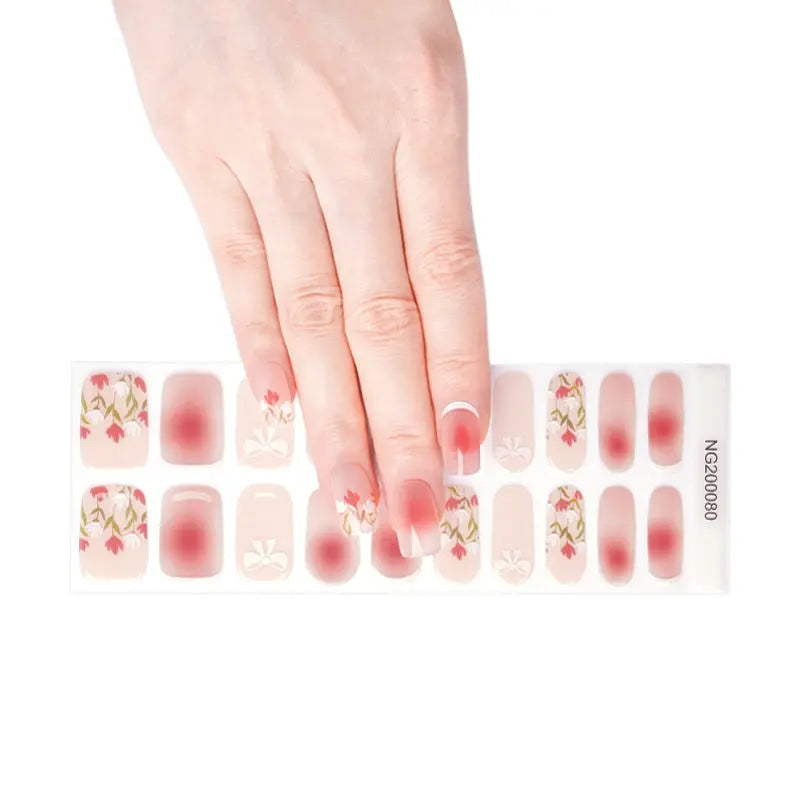 Bloom Lily — Semi-Cured Gel Nail Wraps