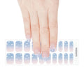 Blue Clouds — Semi-Cured Gel Nail Wraps