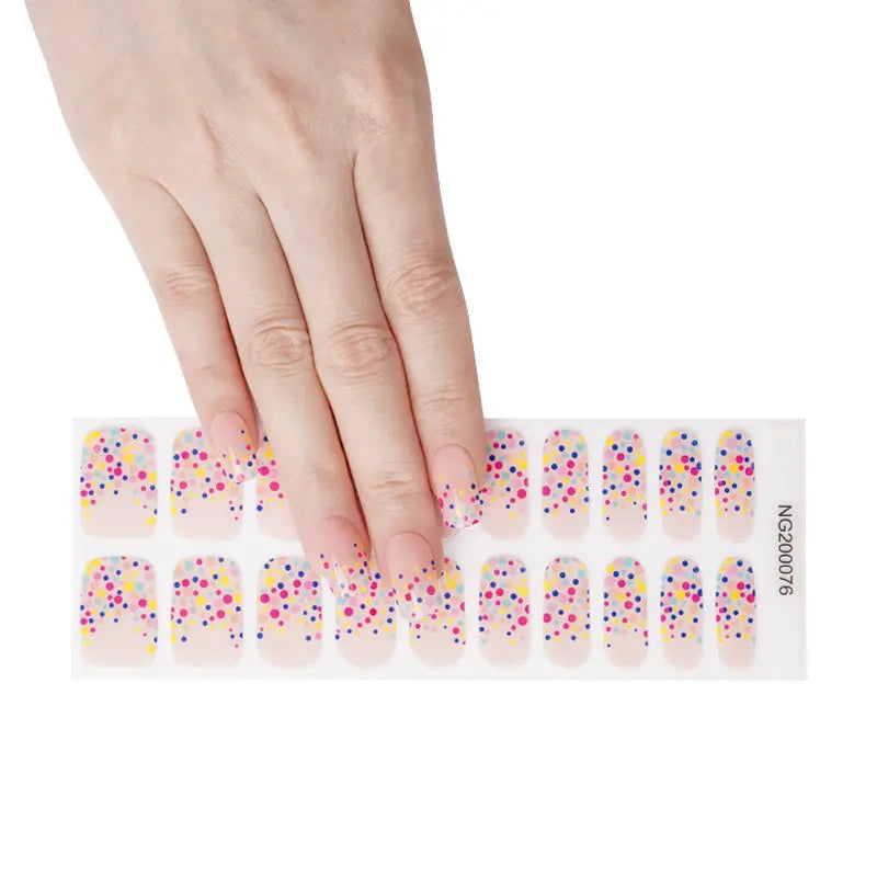 Polka Dot Art — Semi-Cured Gel Nail Wraps