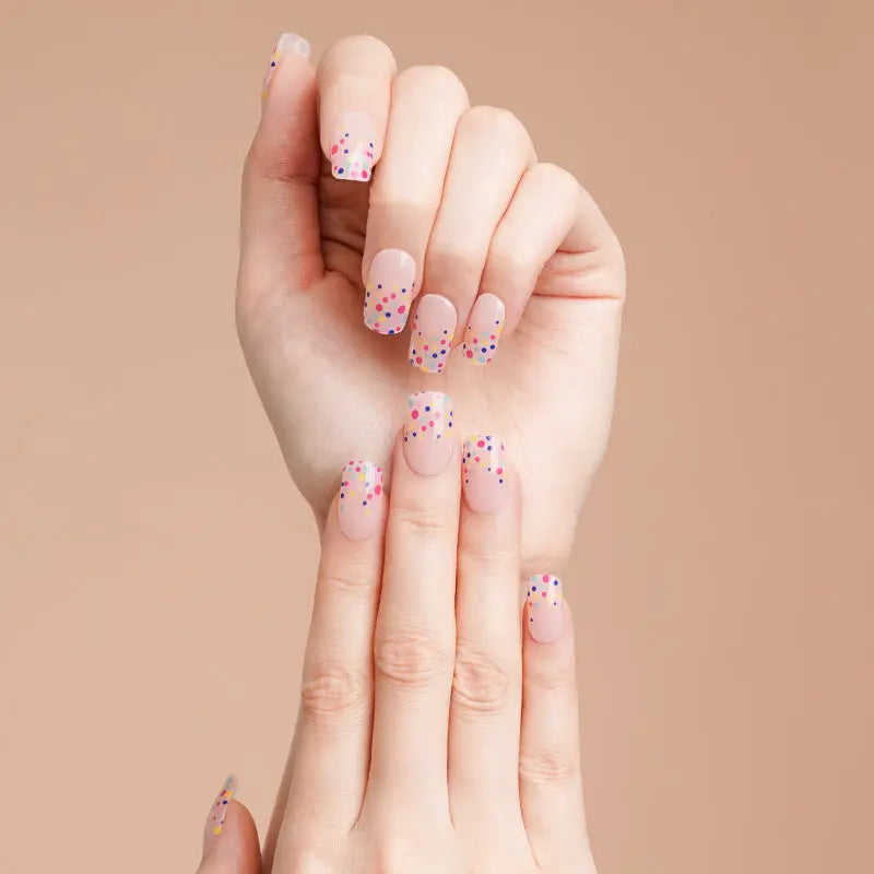 Polka Dot Art — Semi-Cured Gel Nail Wraps