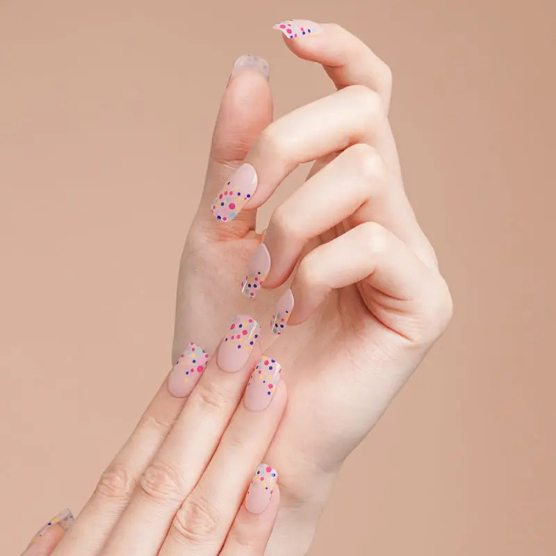 Polka Dot Art — Semi-Cured Gel Nail Wraps