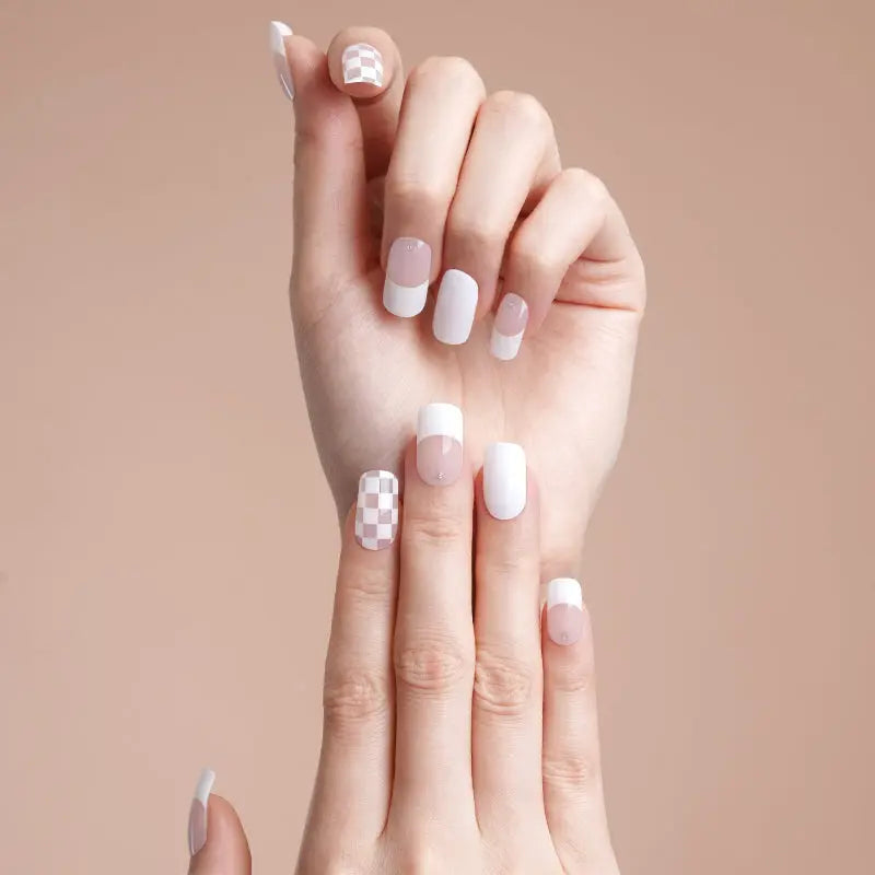 Transparent White — Semi-Cured Gel Nail Wraps