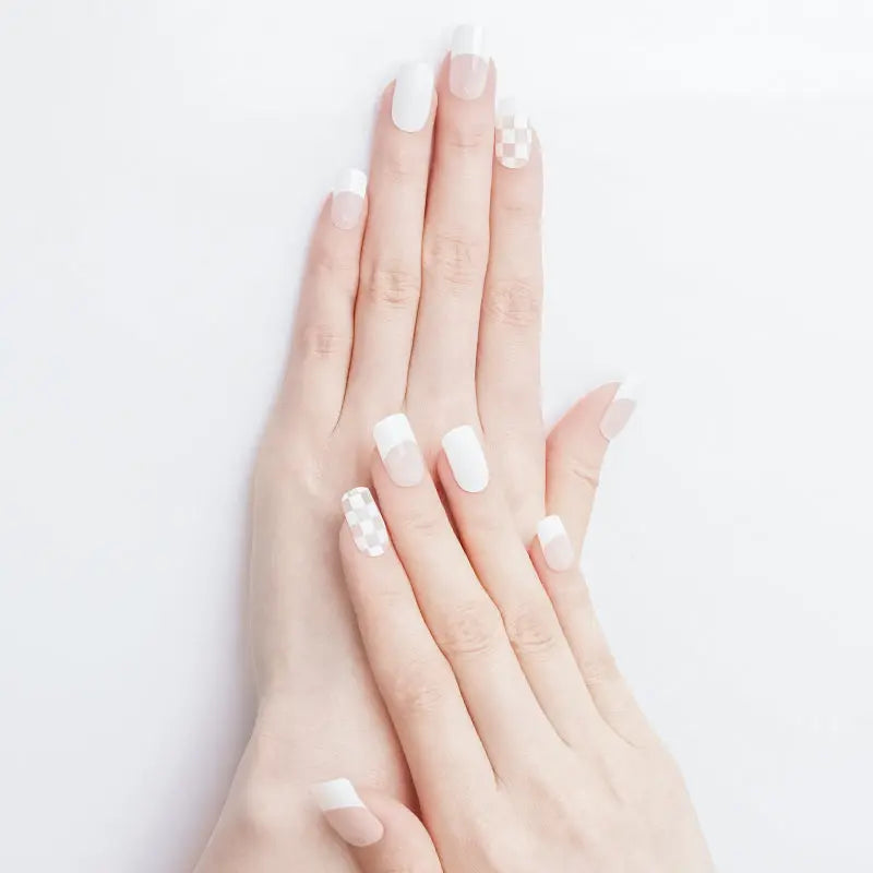 Transparent White — Semi-Cured Gel Nail Wraps