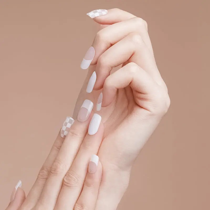 Transparent White — Semi-Cured Gel Nail Wraps