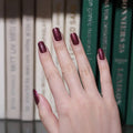 Gel Red Pearl — Semi-Cured Gel Nail Wraps