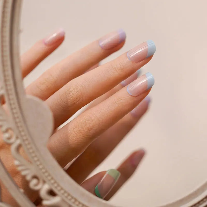 Gel For Perfect Fashion French — Semi-Cured Gel Nail Wraps