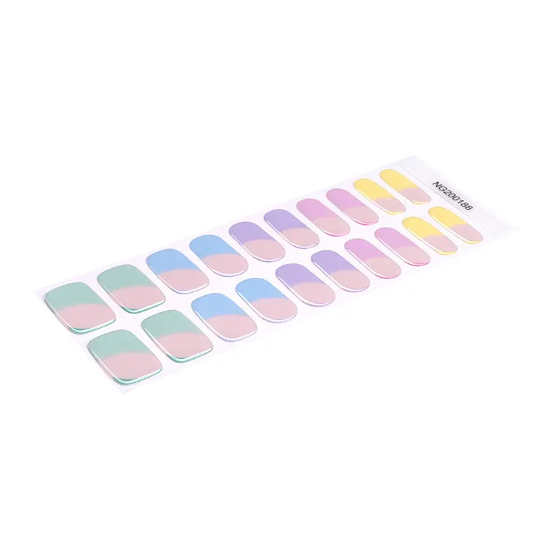 Gel For Perfect Fashion French — Semi-Cured Gel Nail Wraps