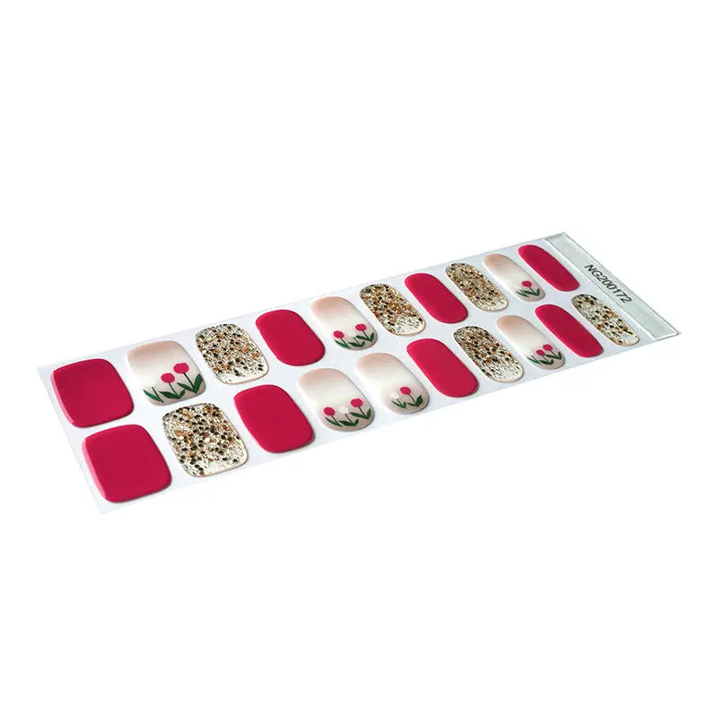 Gel Offering An Array Of Eye-Catching Designs Tulip Manicure — Semi-Cured Gel Nail Wraps