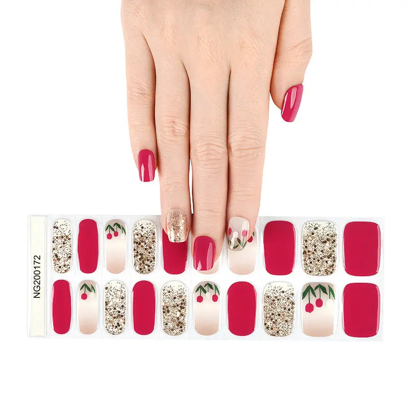 Gel Offering An Array Of Eye-Catching Designs Tulip Manicure — Semi-Cured Gel Nail Wraps