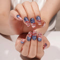Glitter For U.s. Independence Day – Customizable For Your Brand — Semi-Cured Gel Nail Wraps
