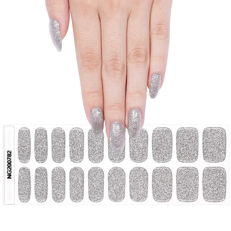 Glitter — Semi-Cured Gel Nail Wraps