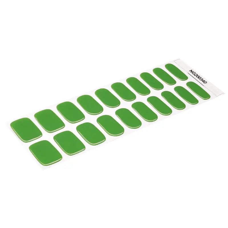 Green With Uv Light — Semi-Cured Gel Nail Wraps