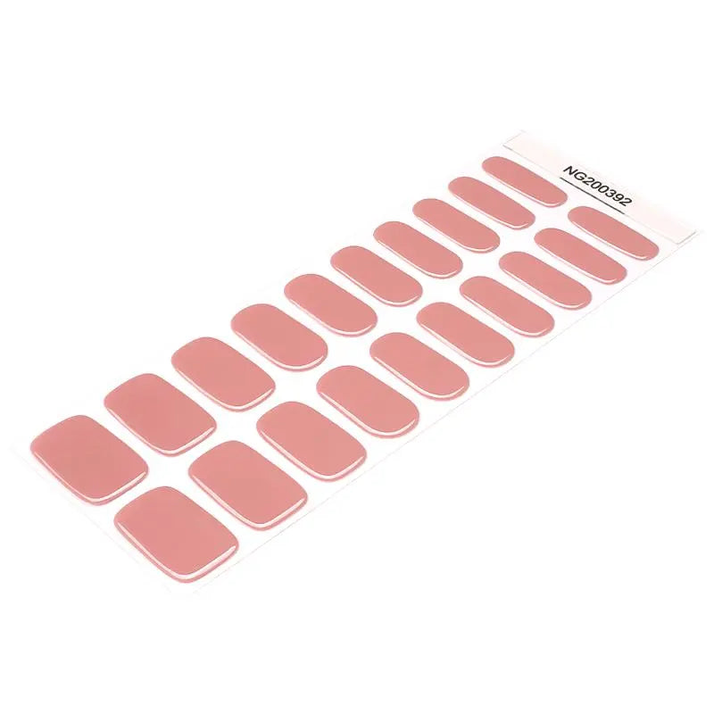 Gel Pink Strips Strip Tape — Semi-Cured Gel Nail Wraps
