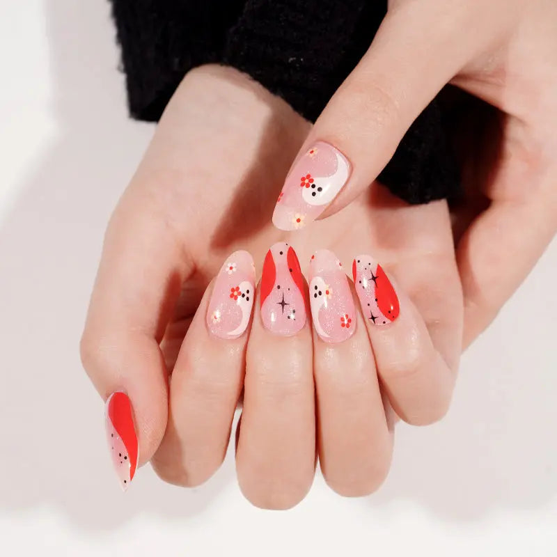 Halloween Gel Stickers Customizable Ghost For Brands — Semi-Cured Gel Nail Wraps