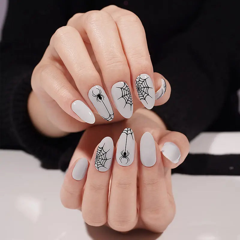 Halloween Gel Stickers Customizable For Brands — Semi-Cured Gel Nail Wraps