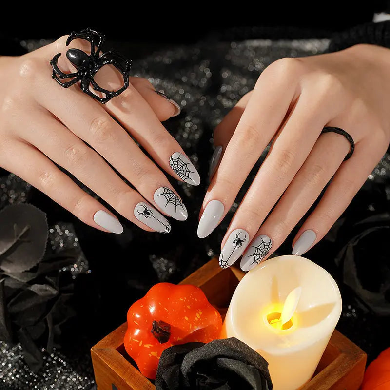 Halloween Gel Stickers Customizable For Brands — Semi-Cured Gel Nail Wraps