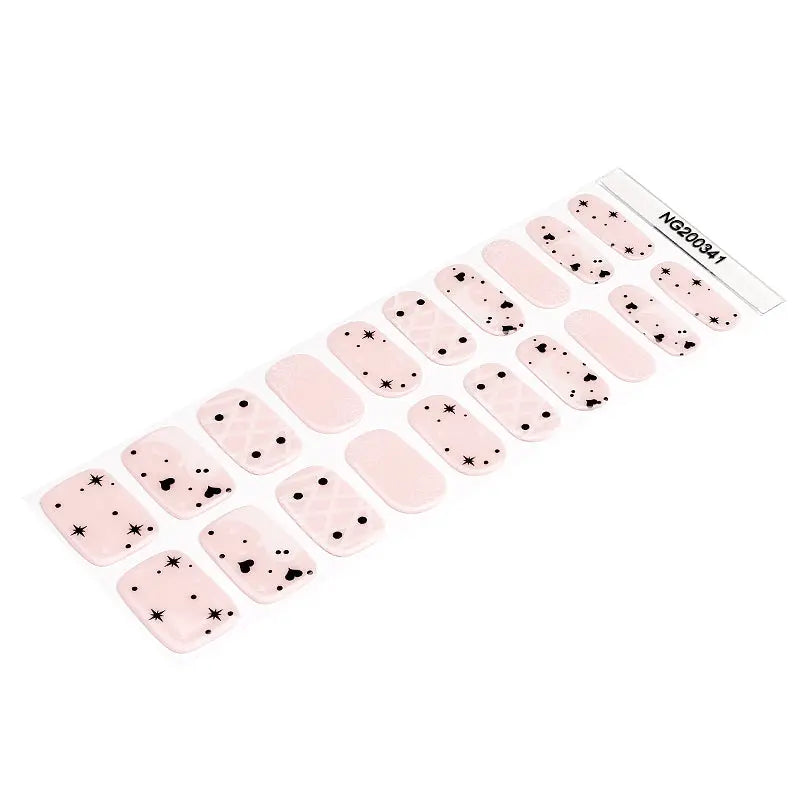 Halloween Ghost Designs — Semi-Cured Gel Nail Wraps