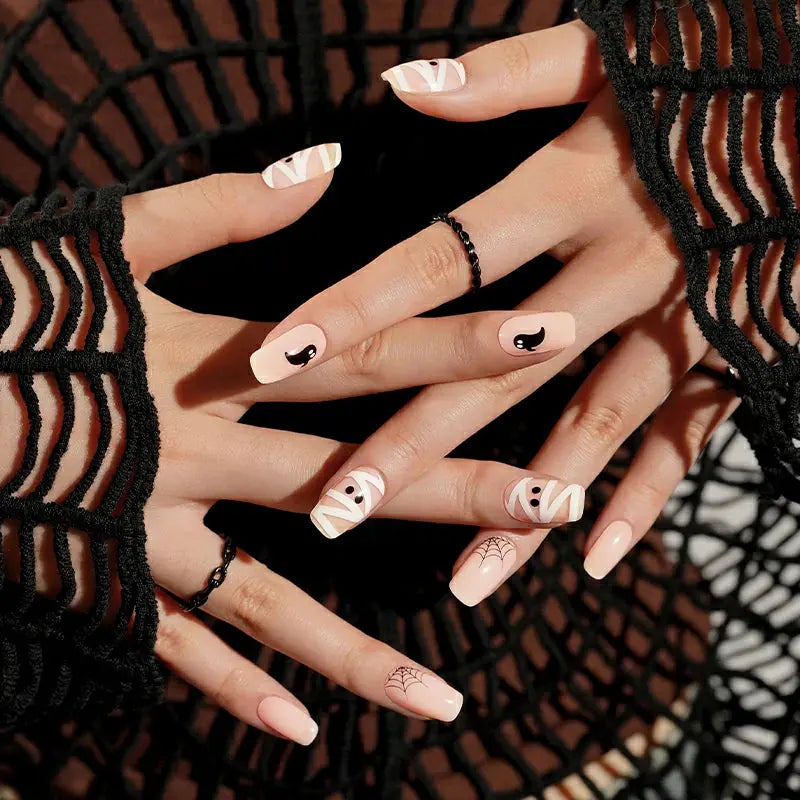 Halloween Gel Goblin — Semi-Cured Gel Nail Wraps