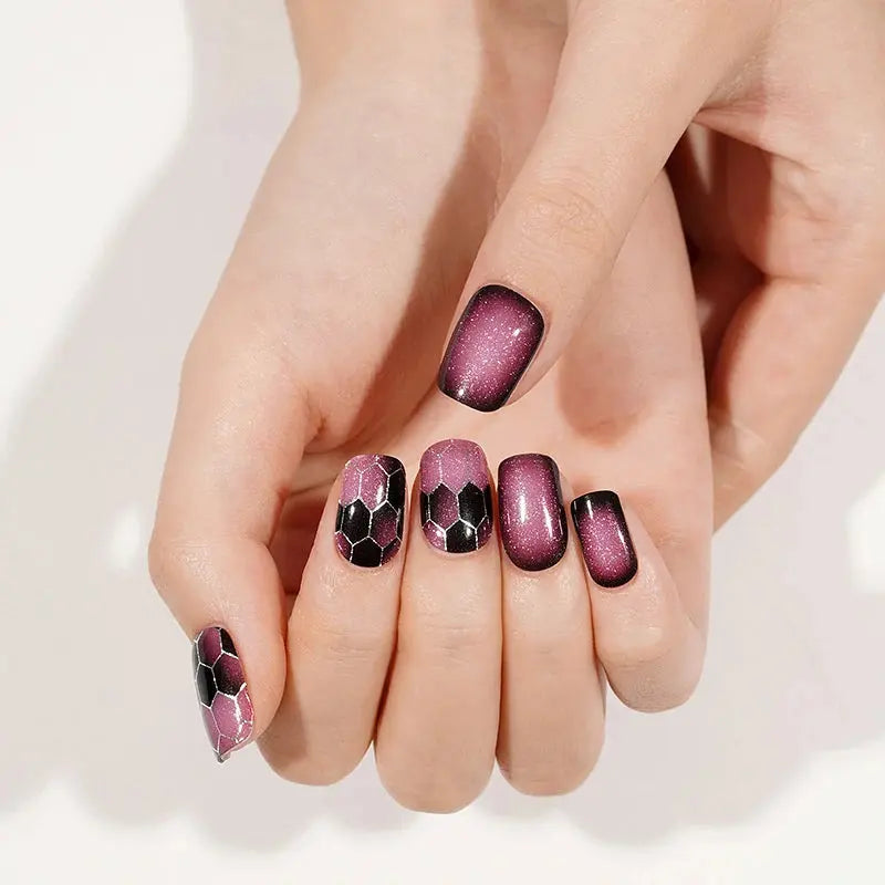 Halo Dyeing Gel Stickers Gel — Semi-Cured Gel Nail Wraps