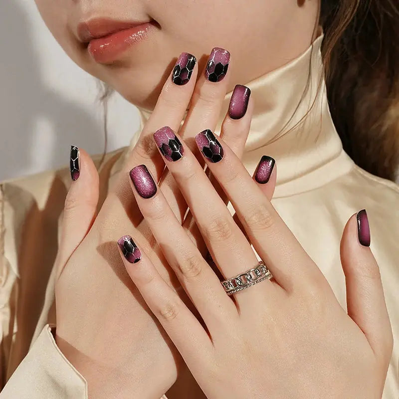 Halo Dyeing Gel Stickers Gel — Semi-Cured Gel Nail Wraps