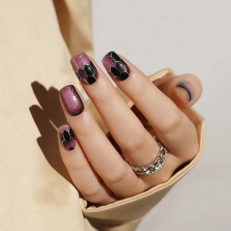 Halo Dyeing Gel Stickers Gel — Semi-Cured Gel Nail Wraps