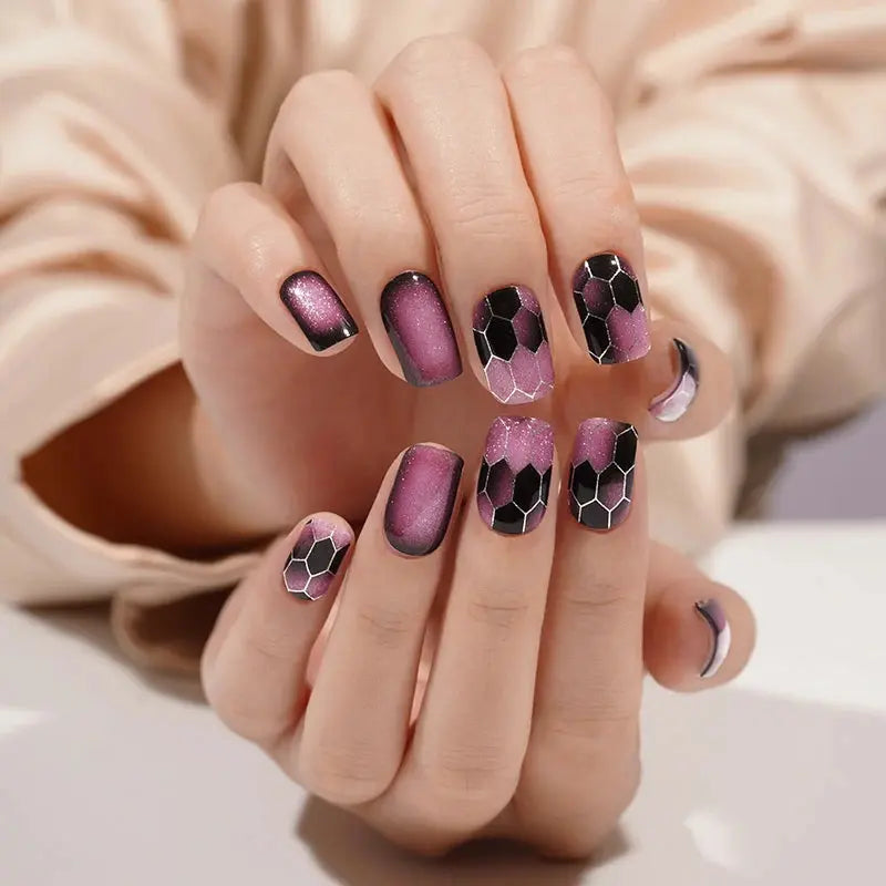 Halo Dyeing Gel Stickers Gel — Semi-Cured Gel Nail Wraps