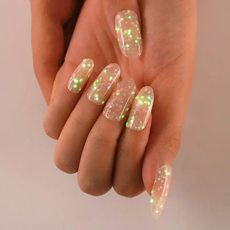 Korean Hot Popular Design — Semi-Cured Gel Nail Wraps