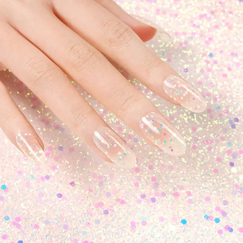 Korean Hot Popular Design — Semi-Cured Gel Nail Wraps