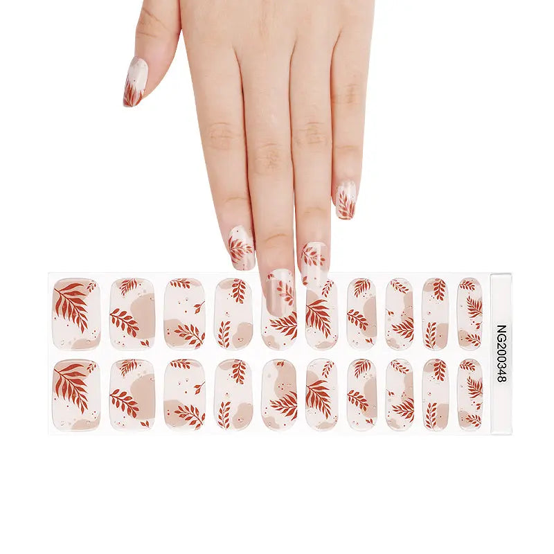 Leaf Fall Designs — Semi-Cured Gel Nail Wraps