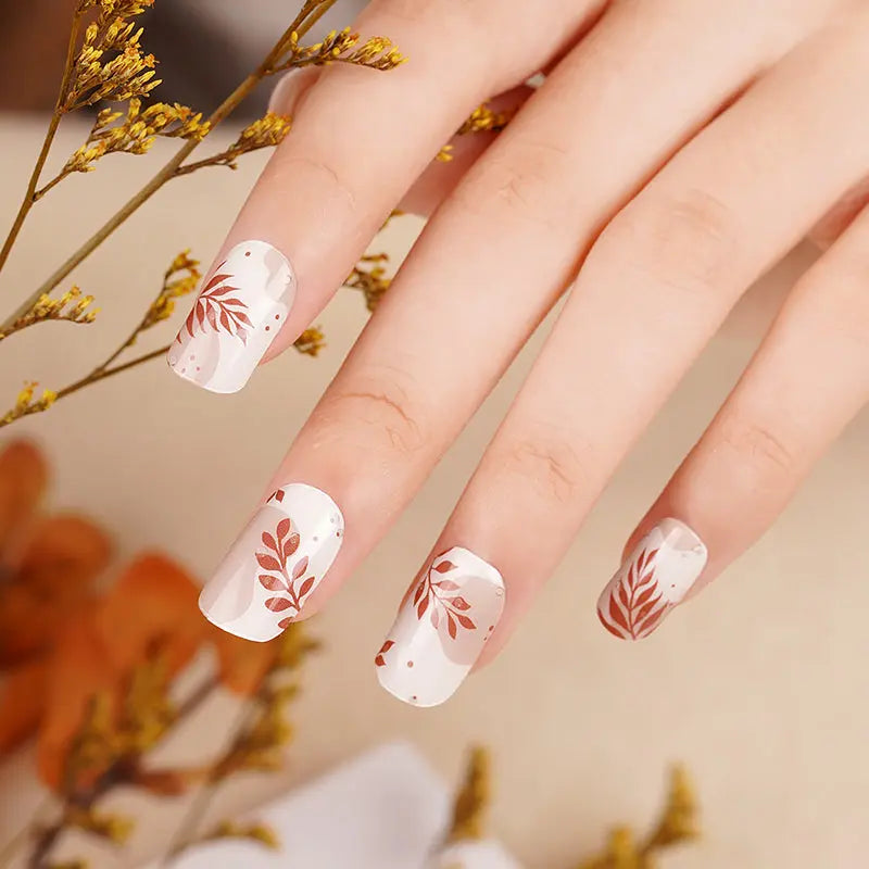 Leaf Fall Designs — Semi-Cured Gel Nail Wraps