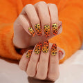 Leopard Print Gel Stickers Gel Suppliers — Semi-Cured Gel Nail Wraps