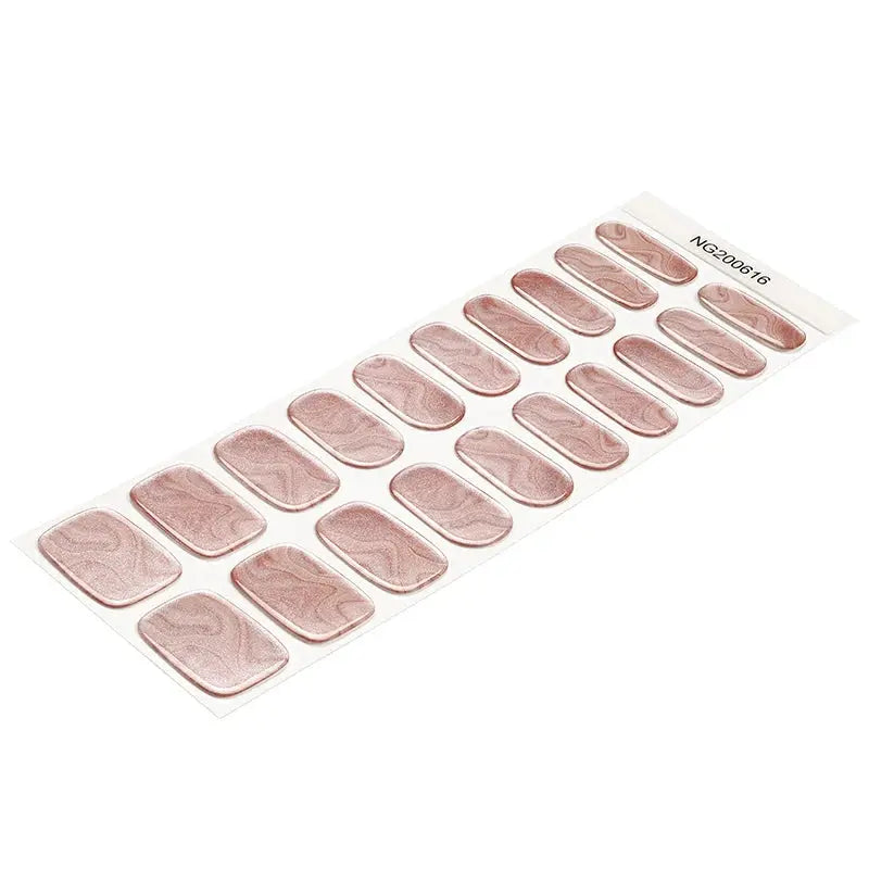 Marble Gel Stickers Gel Suppliers — Semi-Cured Gel Nail Wraps