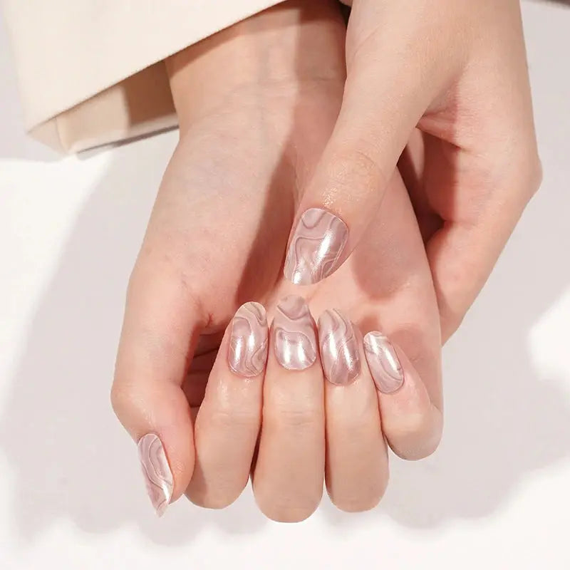 Marble Gel Stickers Gel Suppliers — Semi-Cured Gel Nail Wraps