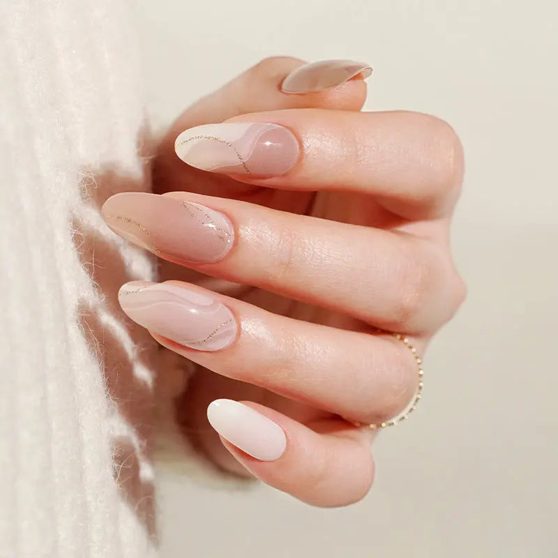 Marble Gel Designs — Semi-Cured Gel Nail Wraps