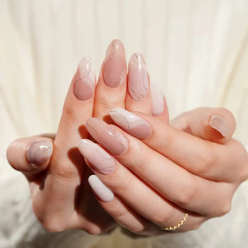 Marble Gel Designs — Semi-Cured Gel Nail Wraps