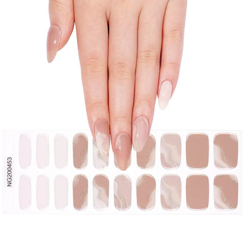 Marble Gel Designs — Semi-Cured Gel Nail Wraps