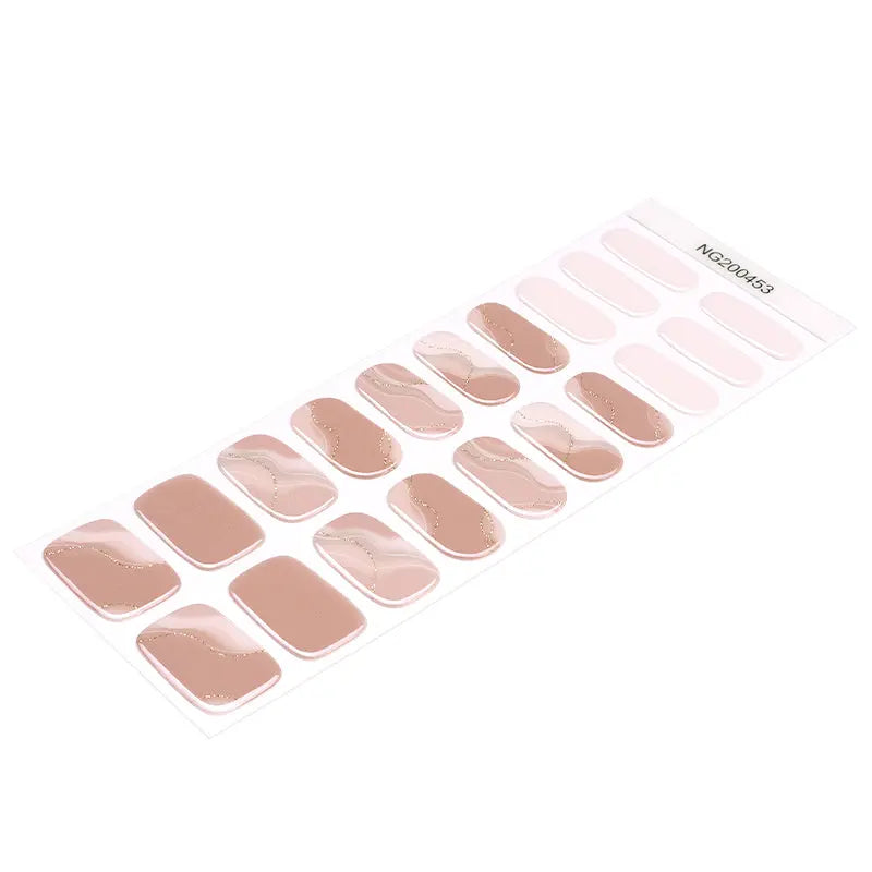 Marble Gel Designs — Semi-Cured Gel Nail Wraps