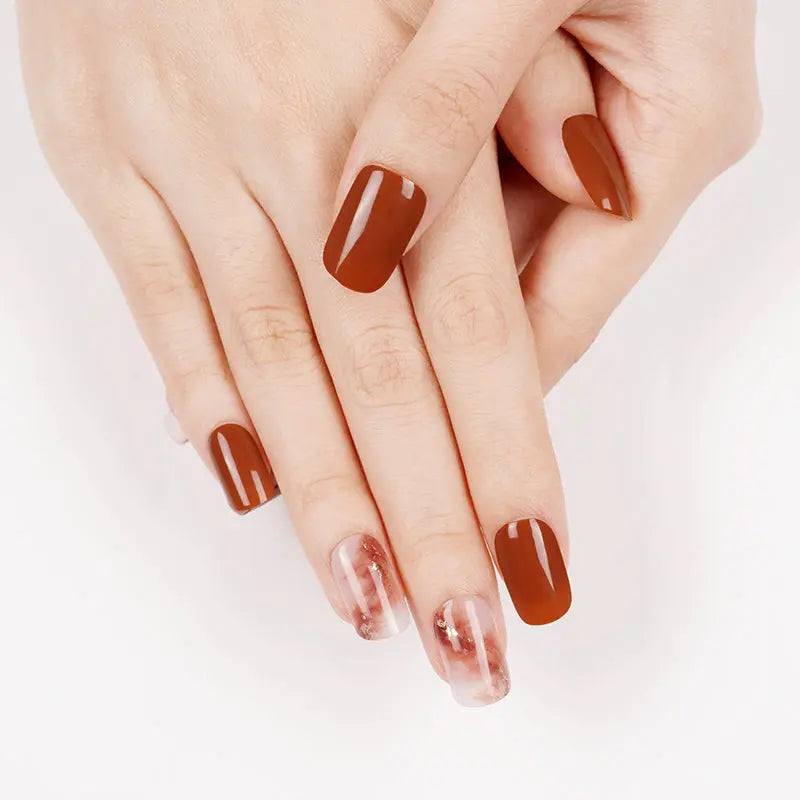 Marble Gel Art Designs — Semi-Cured Gel Nail Wraps