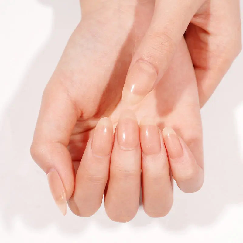 Mirror Translucent Orange Gel — Semi-Cured Gel Nail Wraps