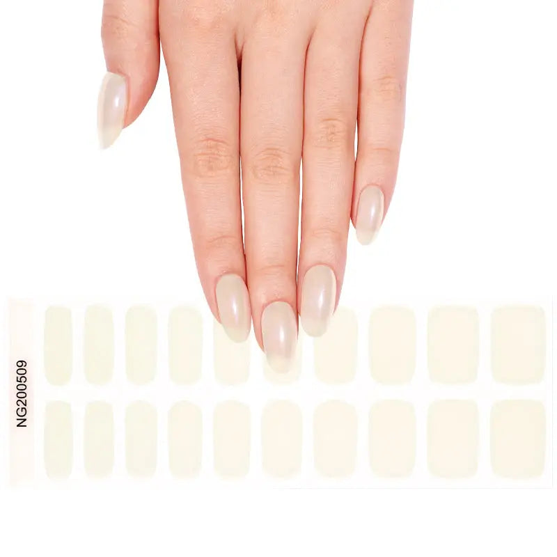 Mirror Transparent Gel — Semi-Cured Gel Nail Wraps