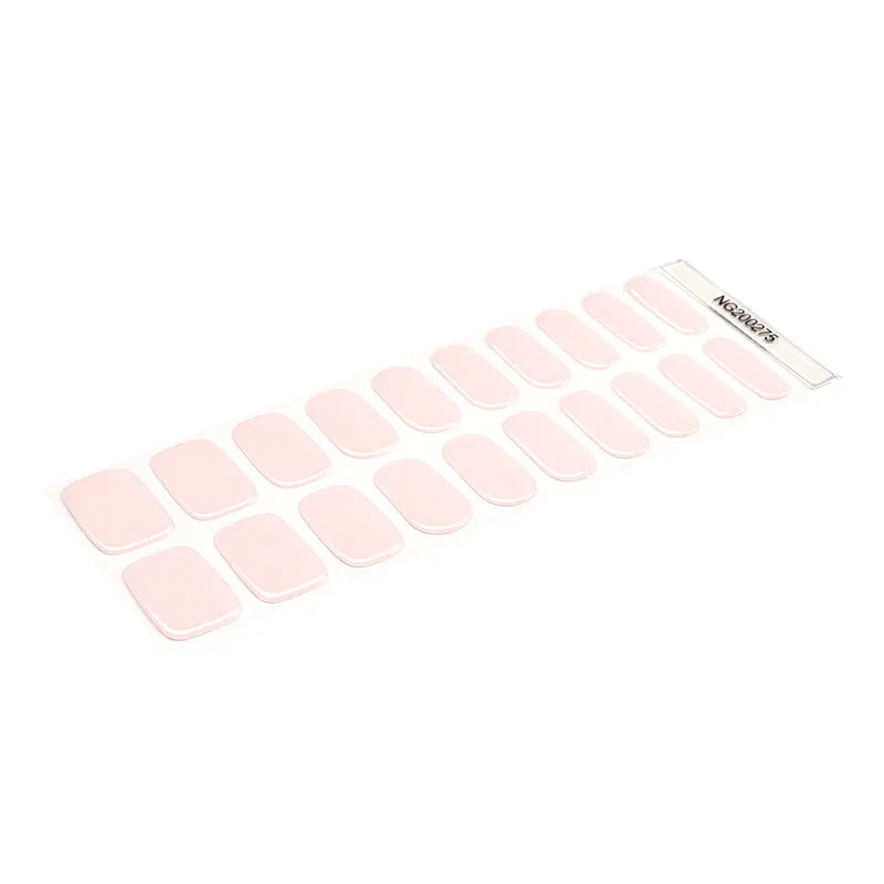 Stickers Gel Pink Gel Stickers — Semi-Cured Gel Nail Wraps