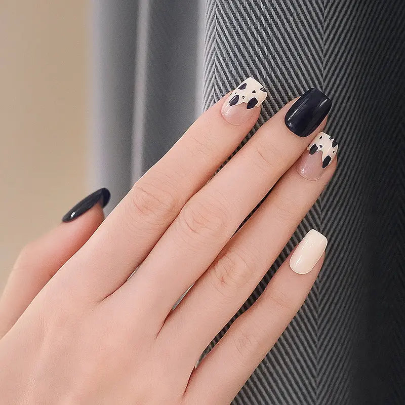 Featuring A Plethora Of Captivating Designs Cow Art — Semi-Cured Gel Nail Wraps